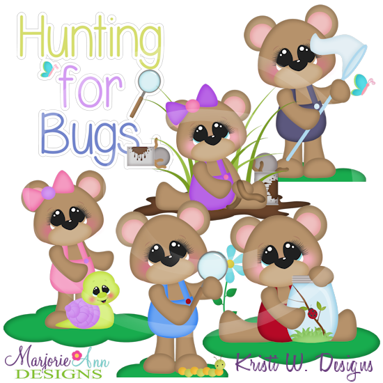 Hunting For Bugs SVG Cutting Files Includes Clipart - Click Image to Close